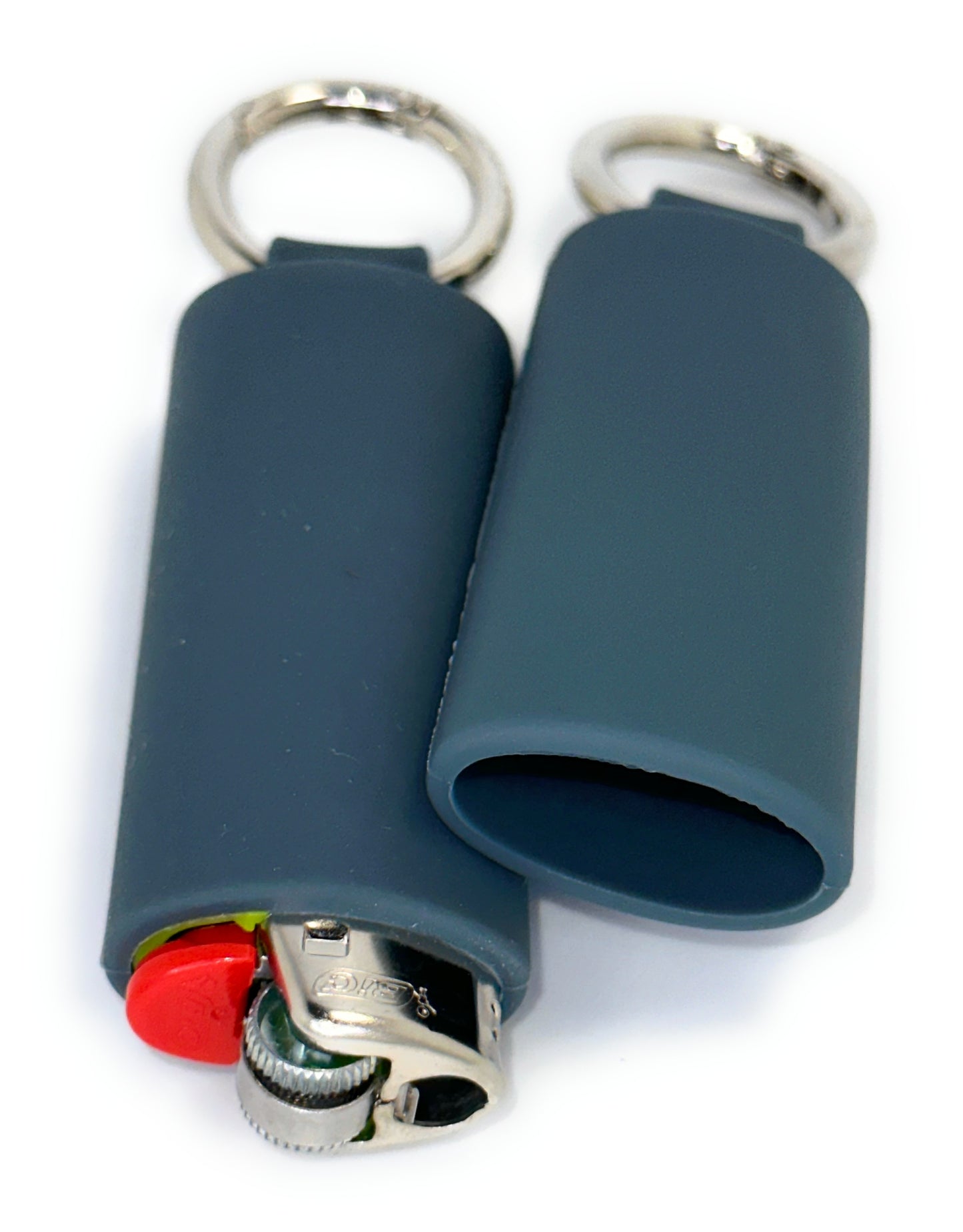 Charcoal Lighter Holder Keychain with Spring Clip made by Lighter Locators