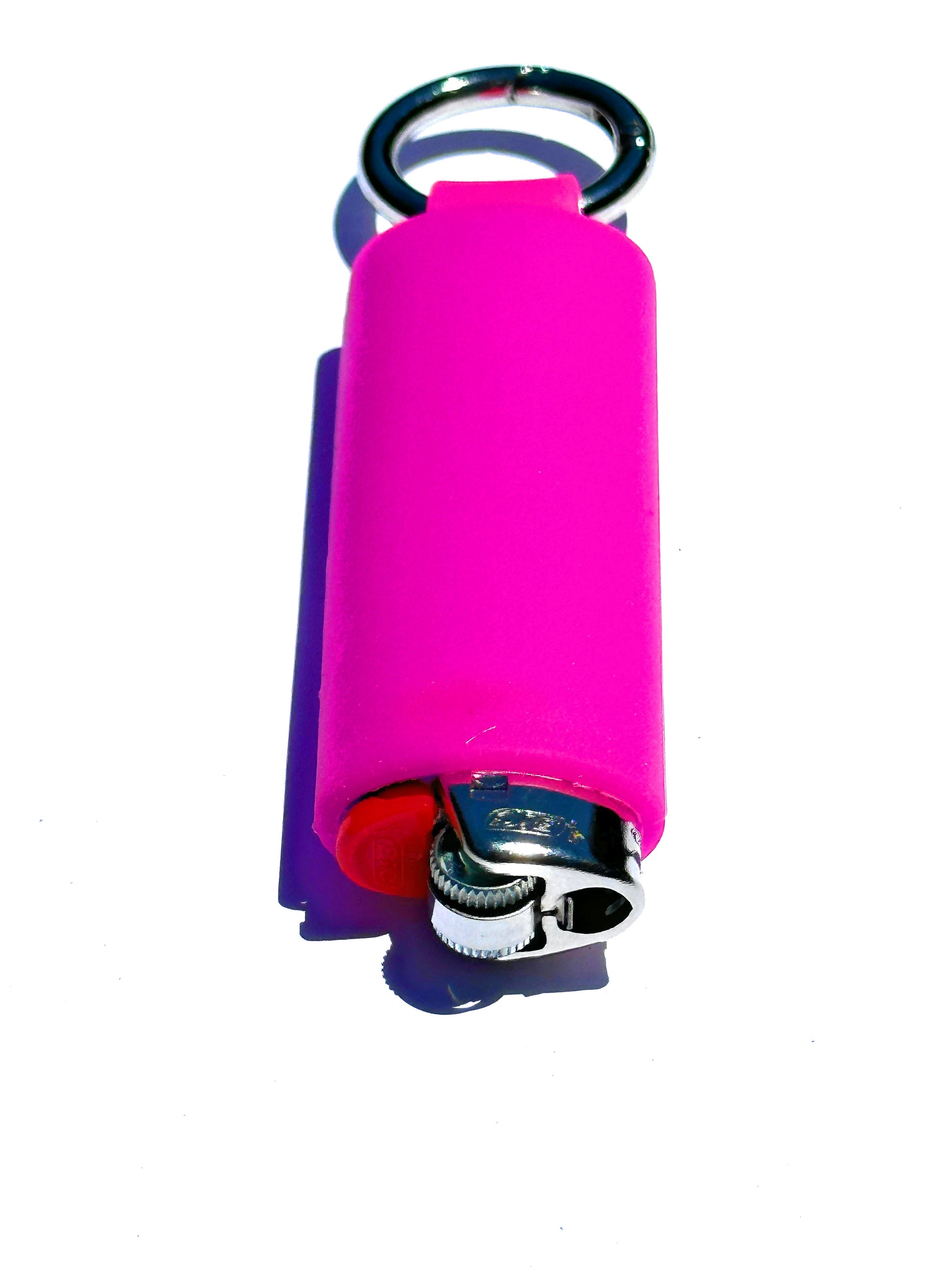 Lighter Holder Keychain with Spring Clip made by Lighter Locators