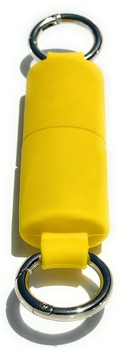 Keychain Lighter Safety Caps with Spring Clips (2 Pack)